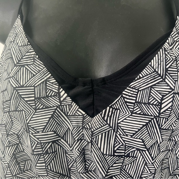 Athleta Tankini Laguna Side Scrunch Swimsuit Dress Underwire Cups 34B/C - Picture 5 of 12